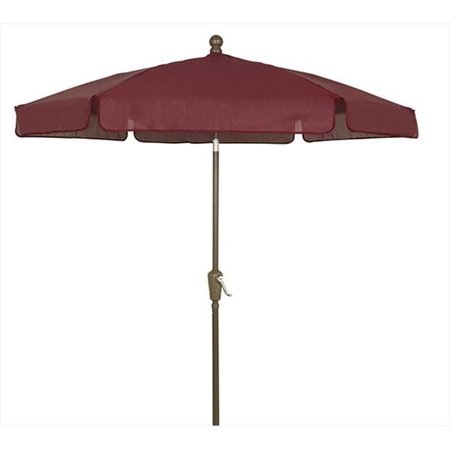 GARDENCARE rg Garden Umbrella 7.5 Ft - Burgundy GA292399